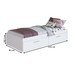 Cama Solteiro Tókio com 2 Portas Branco - Art In Móveis