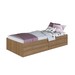 Cama Solteiro Tókio com 2 Portas Mel - Art In Móveis