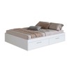 Cama Casal Tókio com 4 Portas Branco - Art In Móveis