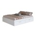 Cama Casal Tókio com 4 Portas Branco - Art In Móveis