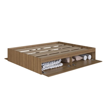 Cama Casal Tókio com 4 Portas Mel - Art In Móveis