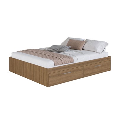 Cama Queen Tókio com 4 Portas Mel - Art In Móveis