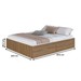 Cama Queen Tókio com 4 Portas Mel - Art In Móveis