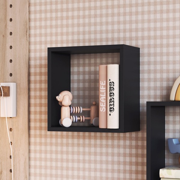 Nicho Organizador Ni3030 Pequeno Multiuso Preto - Art In Móveis