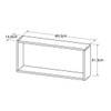 Nicho Organizador Ni7030 Grande Multiuso Branco - Art In Móveis