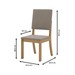 Mesa de Jantar 6 Lugares Milla Nature/Off White/Marrom Amêndoa Milla - Henn