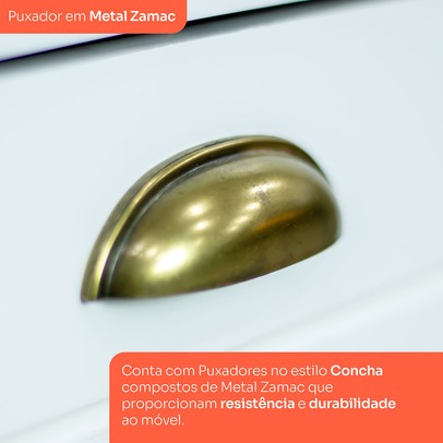 Cozinha Completa Americana 8 Portas 5 Gavetas Cinza Hp - Henn