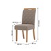 Mesa de Jantar 6 Lugares Yara Nature/Off White/Marrom Amêndoa - Henn