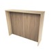 Bancada de Cozinha Ilha 125 Cm Ripado 3d Mel/Brise - Telasul