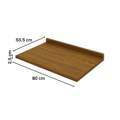 Tampo para Balcão 80 Cm Requinte Nature - Henn
