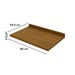 Tampo para Balcão 80 Cm Requinte Nature - Henn