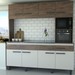 Cozinha Compacta Larissa 8 Portas 1 Gaveta Itaúba/Off White - Panorama Móveis