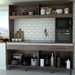 Cozinha Compacta Larissa 8 Portas 1 Gaveta Itaúba/Off White - Panorama Móveis