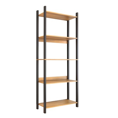 Sapateira Jordan Estilo Industrial 10 Pares Freijó/Black - Panorama Móveis