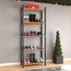 Sapateira Jordan Estilo Industrial 10 Pares Freijó/Black - Panorama Móveis