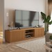 Rack para TV Até 75 Polegadas Ripado 2 Portas Naturalle - Panorama Móveis