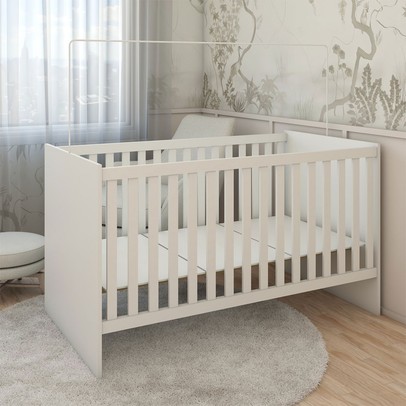 Berço Baby 100% Mdf com Mosquiteiro Branco - Panorama Móveis