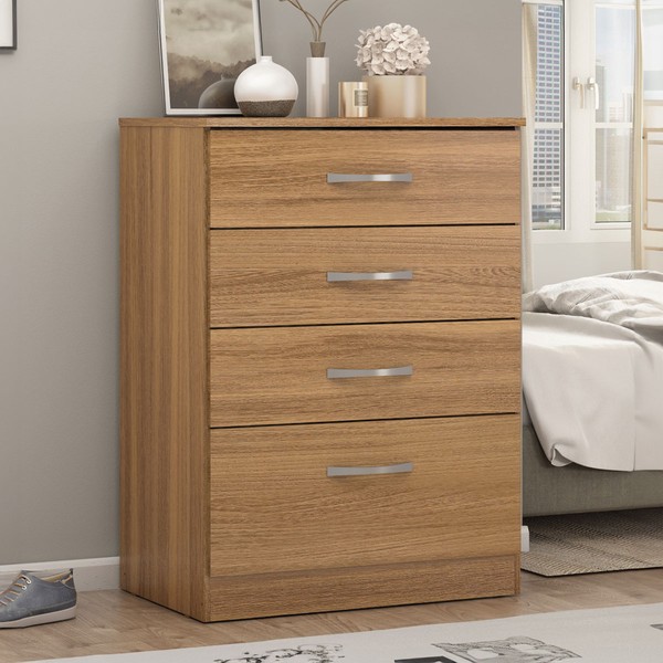 Cômoda Astral 4 Gavetas Amêndola Touch - Demóbile