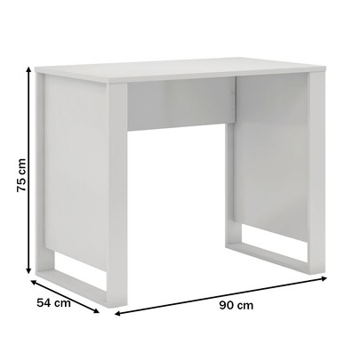 Mesa Escrivaninha Office Morada Branco - Demóbile