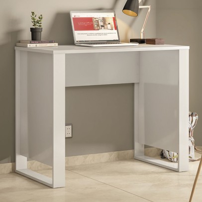 Mesa Escrivaninha Office Morada Branco - Demóbile