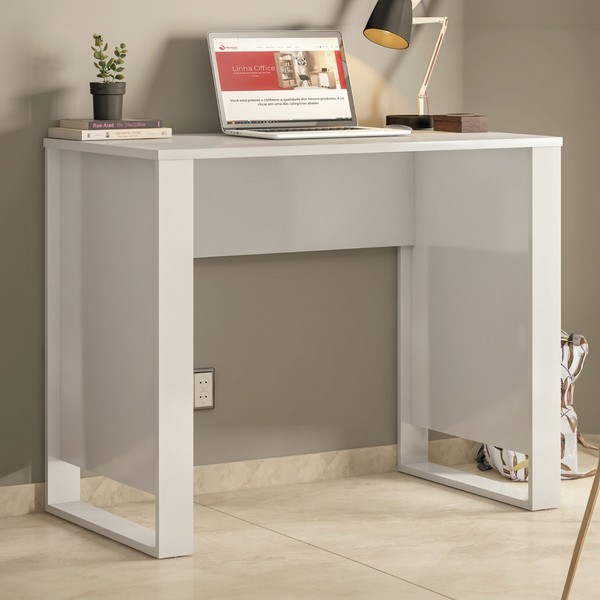 Mesa Escrivaninha Office Morada Branco - Demóbile