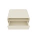 Mesa de Cabeceira Innova 1 Gaveta 100% Mdf Off White - Gelius
