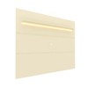 Painel para TV Até 85 Polegadas Royal 1 Prateleira 100% Mdf com Led Off White - Gelius