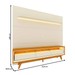 Rack com Painel para TV Até 85 Polegadas Royal Requinte 100% Mdf com Led Off White/Naturale - Gelius