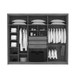 Guarda-Roupa Casal Vancouver Majestic 6 Portas 3 Gavetas 100% Mdf Nature - Pnr Móveis