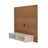 Painel para TV Até 42 Polegadas Flash C/ Suporte para TV Cinamomo/Off White - Artely