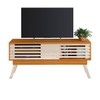 Rack para TV Até 65 Polegadas Frizz 2 Portas Cinamomo/Off White - Madetec