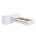 Berço Bebê Multifuncional 3 Gavetas com Cama Auxiliar Branco - Completa Móveis