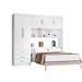 Guarda-Roupa Casal Modulado Cancun 5 Portas 3 Gavetas Branco - J&a Móveis