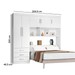 Guarda-Roupa Casal Modulado Cancun 5 Portas 3 Gavetas Branco - J&a Móveis