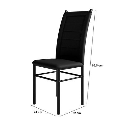 Cadeiras Kit 2 Cadeiras Tokio Preto - Art Panta