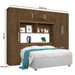 Guarda-Roupa Casal Modulado Cancun 6 Portas 3 Gavetas Jequitibá - J&a Móveis