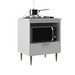 Balcão de Cozinha Perola 50,2 Cm 1 Gaveta Branco - Deibe Móveis