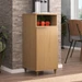 Balcão de Cozinha 36 Cm 1 Porta 1 Prateleira 1195 Nogal/Dourado - Deibe Móveis