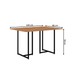 Mesa de Jantar 4 Lugares Mila Tokio Canela/Preto - Art Panta