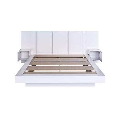 Cama Queen Zurique 2 Portas Branco - Art In Móveis