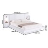 Cama Queen Zurique 2 Portas Branco - Art In Móveis