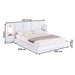 Cama Queen Zurique 2 Portas Branco - Art In Móveis