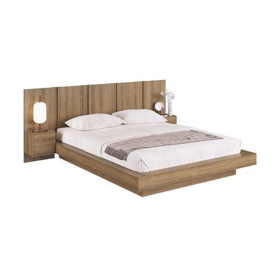 Cama Queen Zurique 2 Portas Mel - Art In Móveis