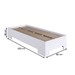 Cama Solteiro Xangai Branco - Art In Móveis