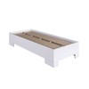 Cama Solteiro Xangai Branco - Art In Móveis