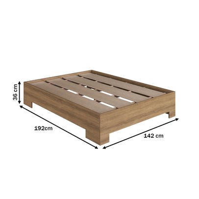 Cama Casal Xangai Mel - Art In Móveis