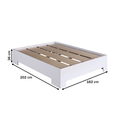 Cama Queen Xangai Branco - Art In Móveis