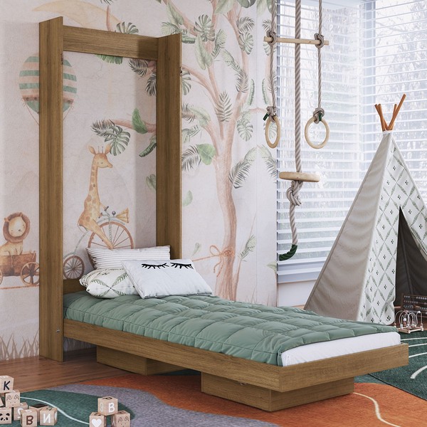 Cama Solteiro Vancouver Articulável Mel - Art In Móveis