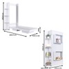 Cama Solteiro Vancouver Articulável 4 Prateleiras Branco - Art In Móveis
