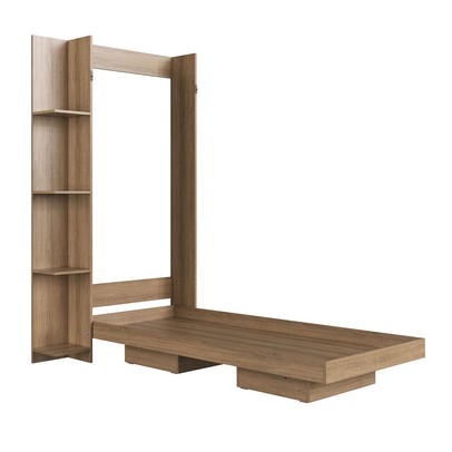 Cama Solteiro Vancouver Articulável 4 Prateleiras Mel - Art In Móveis